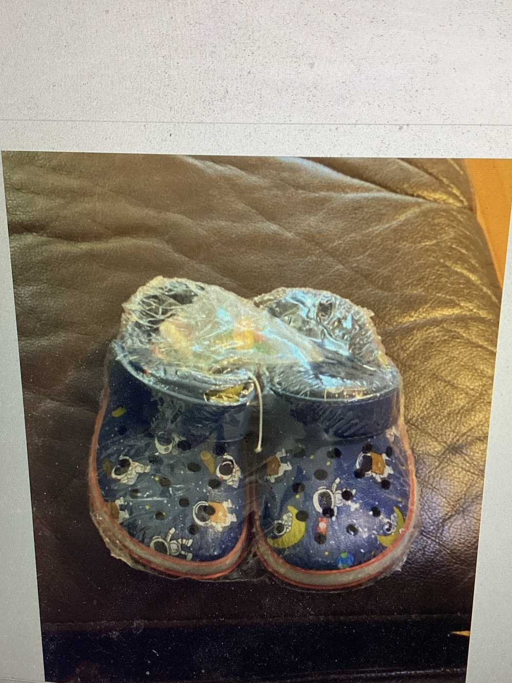 Boys Lite up Space Clogs